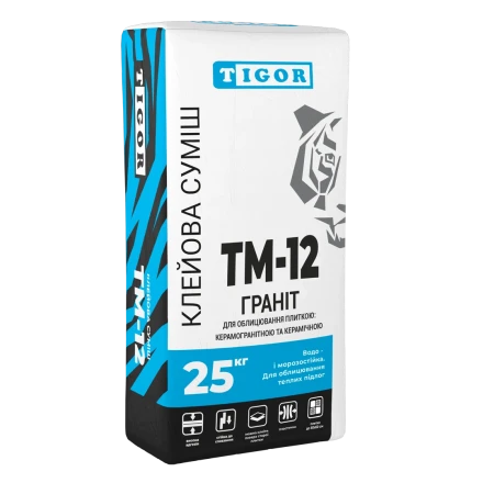 Клей для плитки TM-12 Граніт