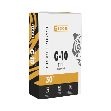 Гіпсове в’яжуче біле G-10 ГІПС