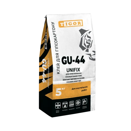 Клей для гіпсокартону GU-44 UNIFIX